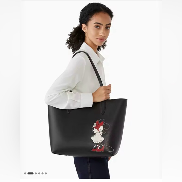 Disney X Kate Spade New York Minnie Mouse Tote Bag - Picture 2 of 9
